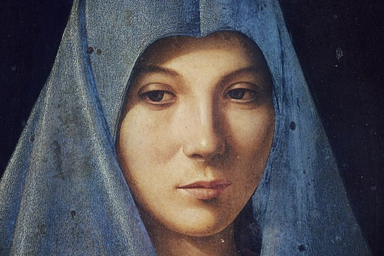 Vergine Annunziata; Antonello da Messina (part.)